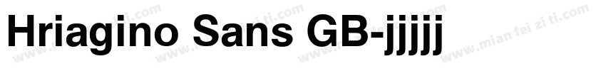 Hriagino Sans GB字体转换